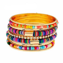 Load image into Gallery viewer, Boho Style Beaded Armband Cuff - SexyBling