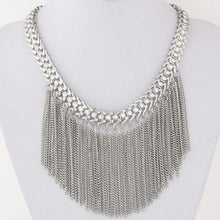 Load image into Gallery viewer, Chain Fringe Necklace - SexyBling