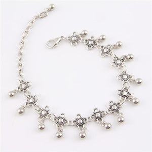 Charm Silver Bell Anklets for Women - SexyBling