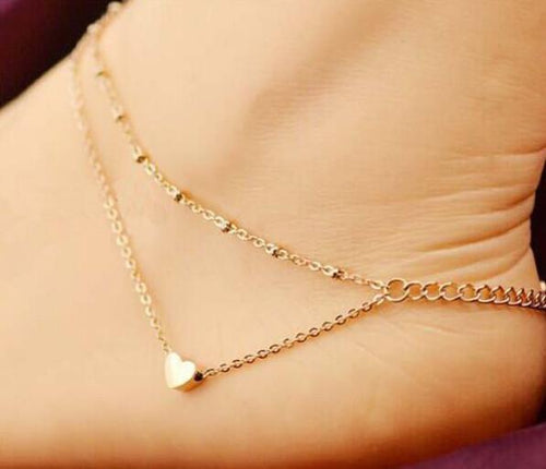 Charming Heart Anklet - SexyBling
