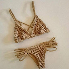 Load image into Gallery viewer, Criss Cross Halter Bikini - SexyBling