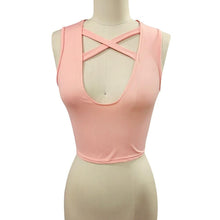 Load image into Gallery viewer, Glamorous Cropped Sleeveless Bralette Blouse - SexyBling