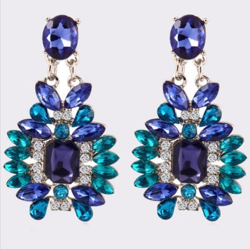 Crystal Bohemian Chandelier Earrings - SexyBling
