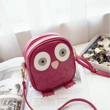Load image into Gallery viewer, Cute Owl Shaped Bag With Shoulder Strap