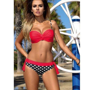 Cute Candy Colored Push Up Bikini - SexyBling