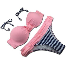Load image into Gallery viewer, Cute Candy Colored Push Up Bikini - SexyBling