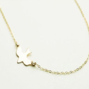 Cute Soaring Bird Necklace - SexyBling