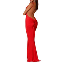 Load image into Gallery viewer, Deep V Neck Maxi Dress - SexyBling