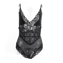Load image into Gallery viewer, Deep V Plung Lace Bodysuit - SexyBling