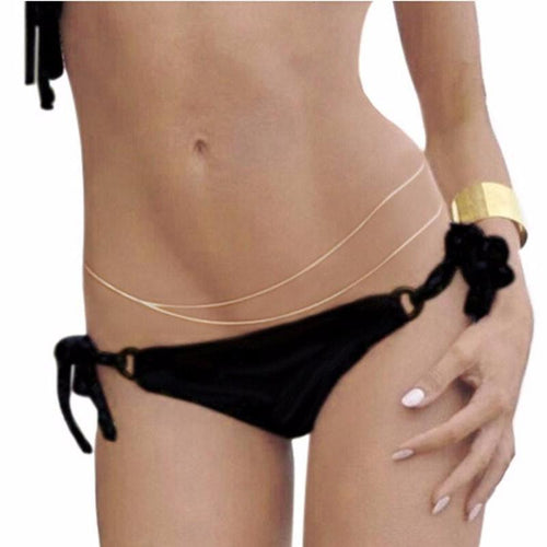 Double Layer Belly Chain - SexyBling