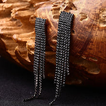 Load image into Gallery viewer, Drop Rhinestone Tassel Earrings For Women - SexyBling