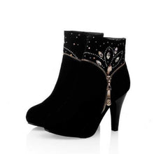 Load image into Gallery viewer, Women Suede Ankle Boots with - SexyBling