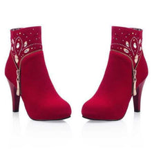 Load image into Gallery viewer, Women Suede Ankle Boots with - SexyBling