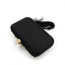 Load image into Gallery viewer, Embellished Clutch Bag With Tassel And Chain