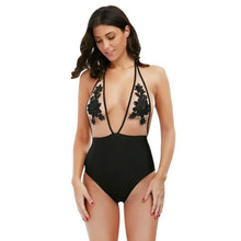 Load image into Gallery viewer, Exotic High Waist Sheer Bodysuit - SexyBling