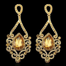 Load image into Gallery viewer, Exquisite Long Crystal Chandelier Earrings - SexyBling