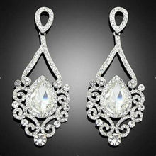 Load image into Gallery viewer, Exquisite Long Crystal Chandelier Earrings - SexyBling
