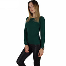 Load image into Gallery viewer, Strapless Slit Neckline Sweater - SexyBling