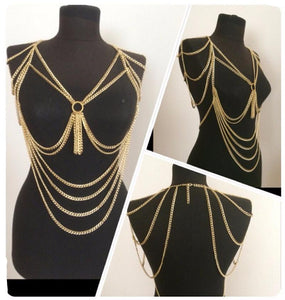 Different Style Shoulder Body Chain - SexyBling