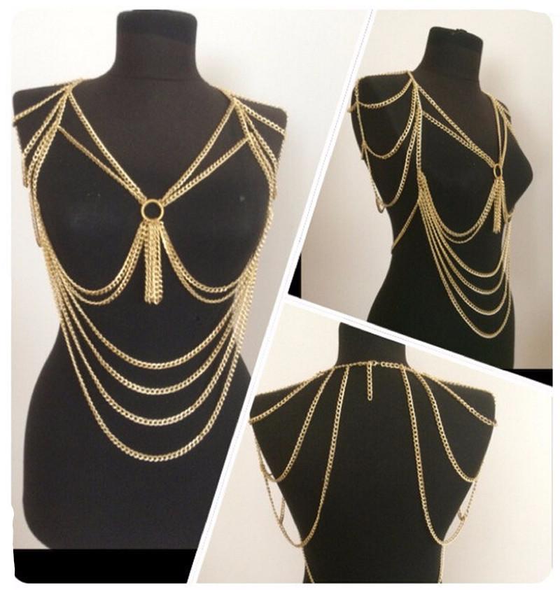 Different Style Shoulder Body Chain - SexyBling