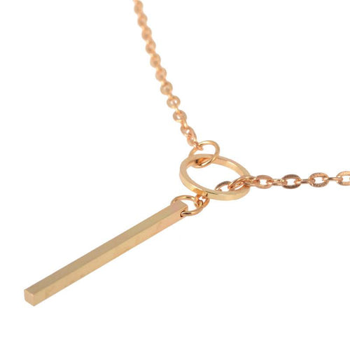 Cross Lariat Pendant Choker Necklace - SexyBling