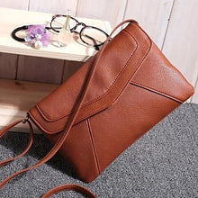 Load image into Gallery viewer, Faux Leather Cluth Bag With Shpuld Strap - SexyBling
