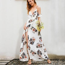 Load image into Gallery viewer, Floral Backless Maxi Dress - SexyBling