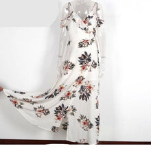 Load image into Gallery viewer, Floral Backless Maxi Dress - SexyBling