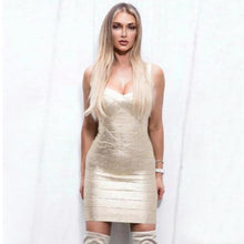 Load image into Gallery viewer, Foil Bandage Dress - SexyBling