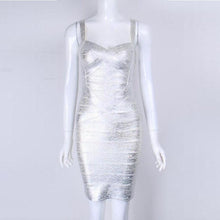 Load image into Gallery viewer, Foil Bandage Dress - SexyBling