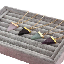 Load image into Gallery viewer, Geometric Stone Necklace - SexyBling