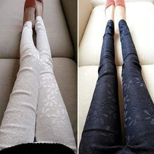 Load image into Gallery viewer, Full Length Lace Capri Pants - SexyBling