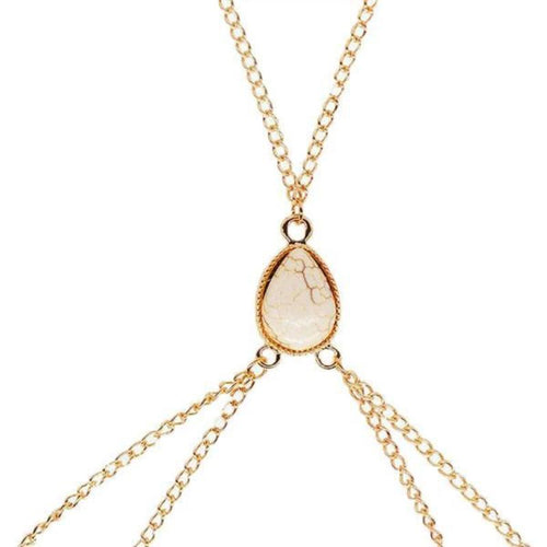 Gemstone Sexy Body Chain - SexyBling