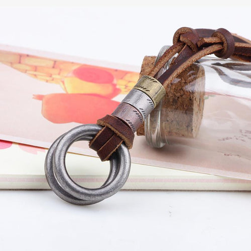 Genuine Cow Leather Necklace - SexyBling