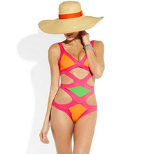 Load image into Gallery viewer, Glamorous Patchwork Retro Bikini - SexyBling