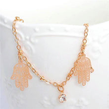 Load image into Gallery viewer, Gold Charm Anklet Bracelet - SexyBling