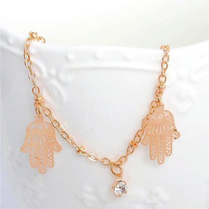 Gold Charm Anklet Bracelet - SexyBling