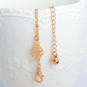 Gold Charm Anklet Bracelet - SexyBling