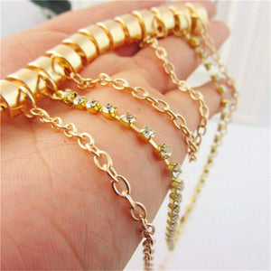 Gold Heel Chain Anklet - SexyBling