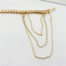 Load image into Gallery viewer, Gold Heel Chain Anklet - SexyBling