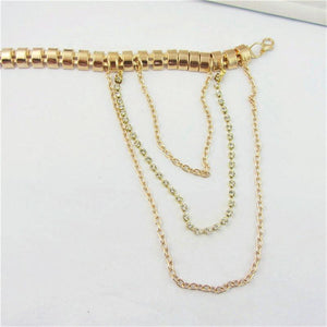 Gold Heel Chain Anklet - SexyBling