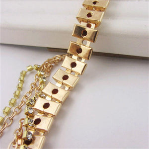 Gold Heel Chain Anklet - SexyBling