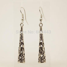 Load image into Gallery viewer, Hollow Carved Pillar Earrings - SexyBling