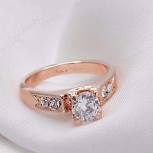 Load image into Gallery viewer, Classical 6mm Prong Wedding Ring For Women - SexyBling