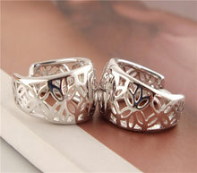 Load image into Gallery viewer, Hollow Silver Hoop Earrings - SexyBling