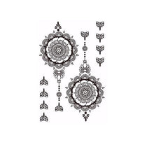 Load image into Gallery viewer, Black Henna Temporary Tattoo for Hands - SexyBling