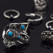 Load image into Gallery viewer, 8PCS Fashion Vintage Bohemian Turkish Midi Rings - SexyBling