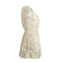 Load image into Gallery viewer, Summer Sequin Mini Loose Slit Dress - SexyBling