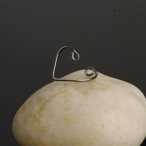 Hot V Shape Silver Metal Toe Ring - SexyBling