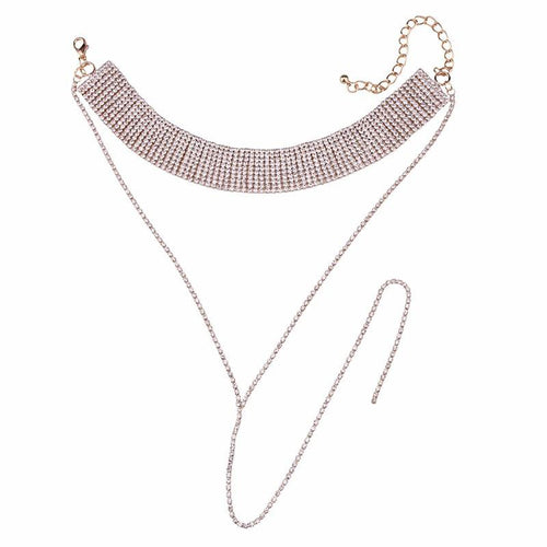 Crystal Choker Necklace - SexyBling